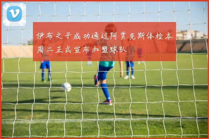 伊布之子成功通过阿贾克斯体检本周二正式宣布加盟球队